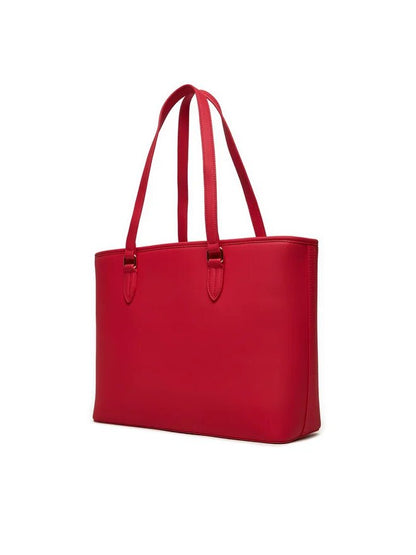 LOVE MOSCHINO - Red Lettering Shopping Bag