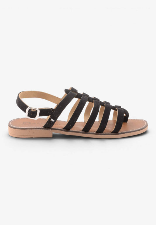 DIVINE FOLLIE - Sandalo In Camoscio Nero