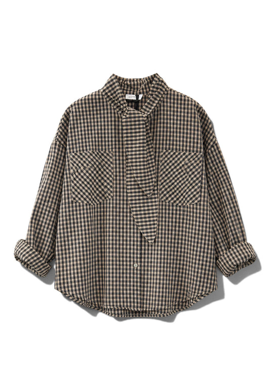LE STREGHE - Camicia Fiocco Blu