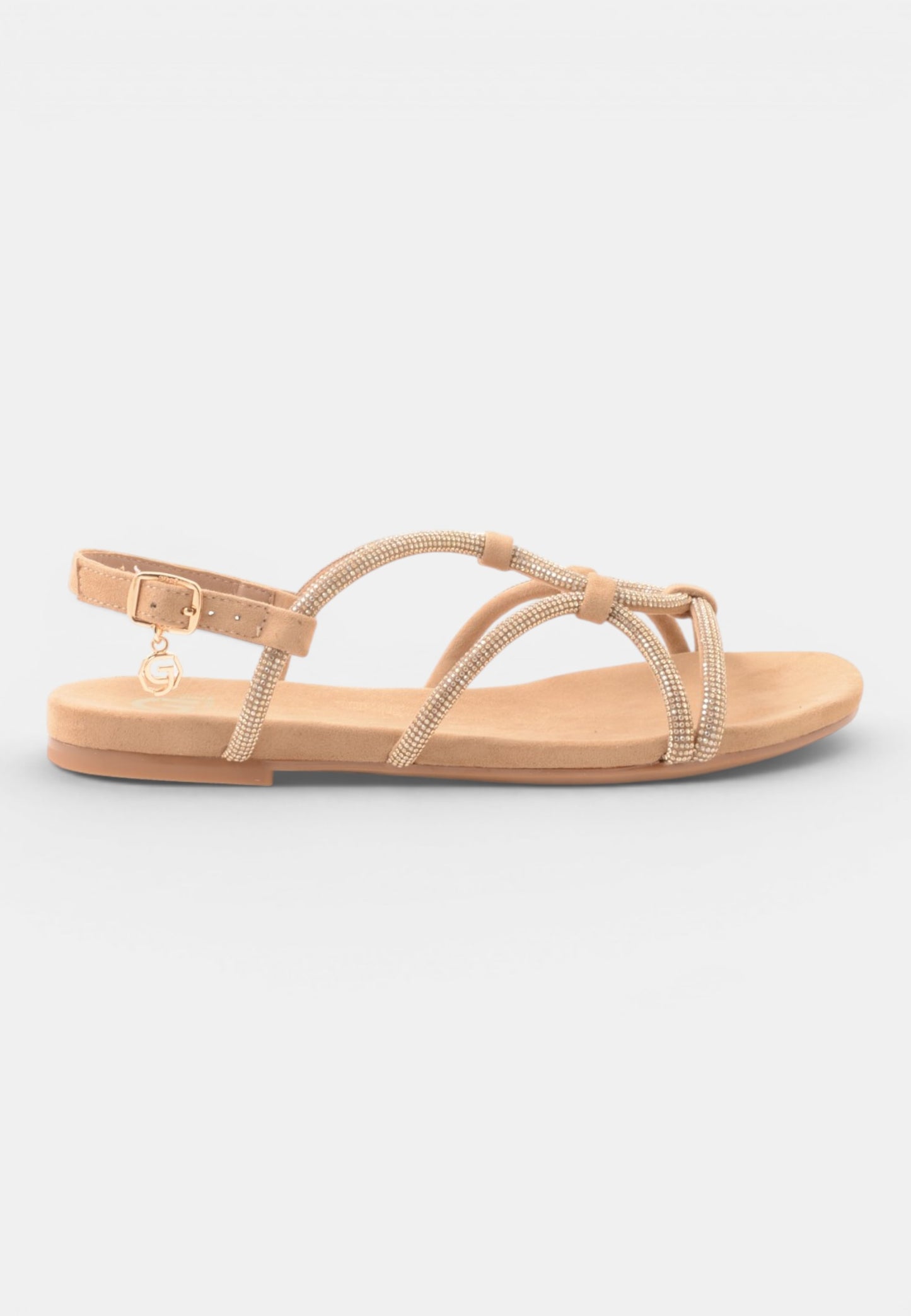 GOLD&GOLD - Sandalo Multi strass Oro