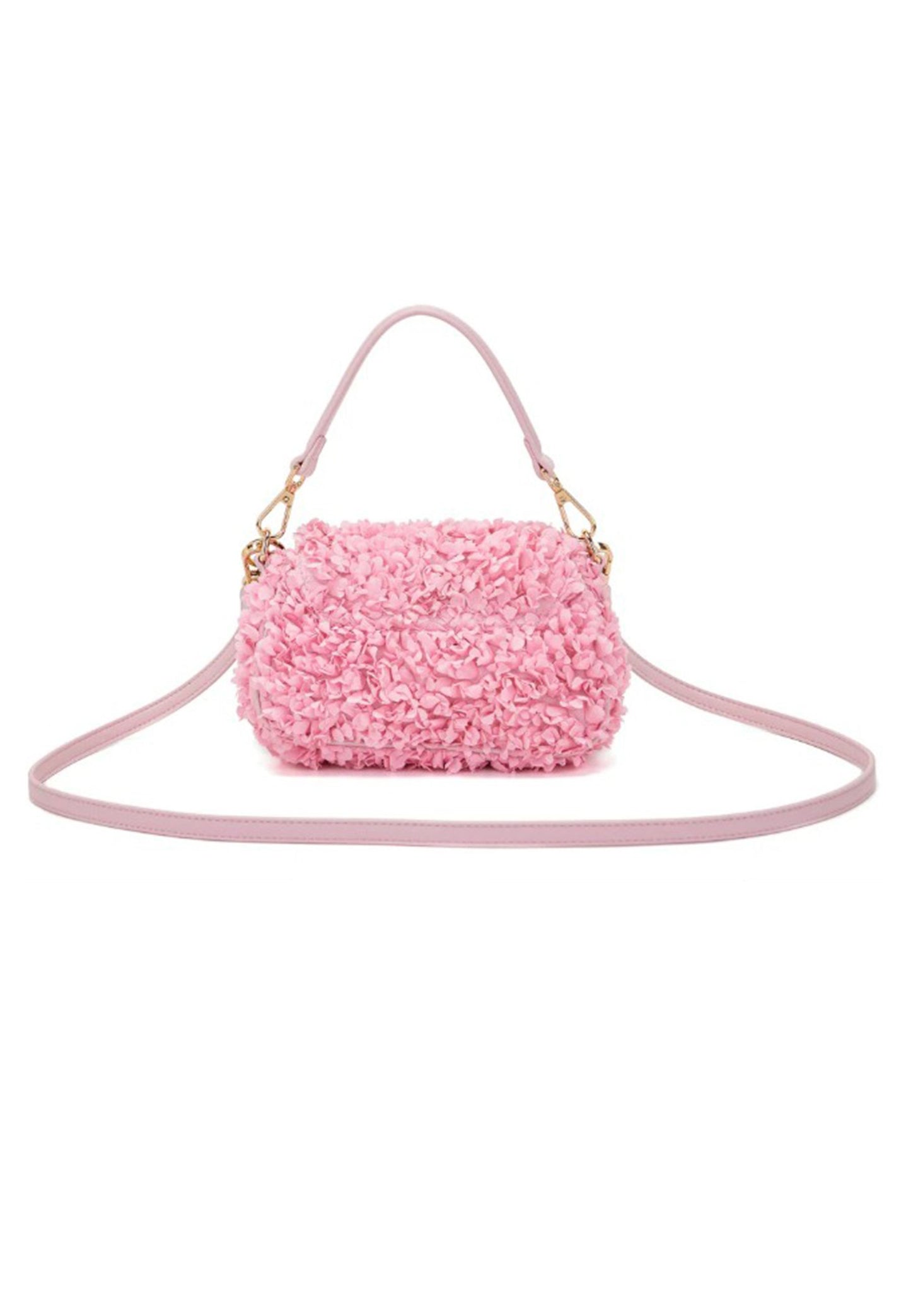 LA CARRIE - Borsetta In Chiffon "Night Edition" Rosa