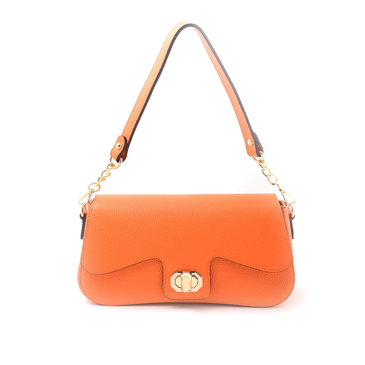 Tracolla Orange Donna Nyou Vera Pelle  S21.13004