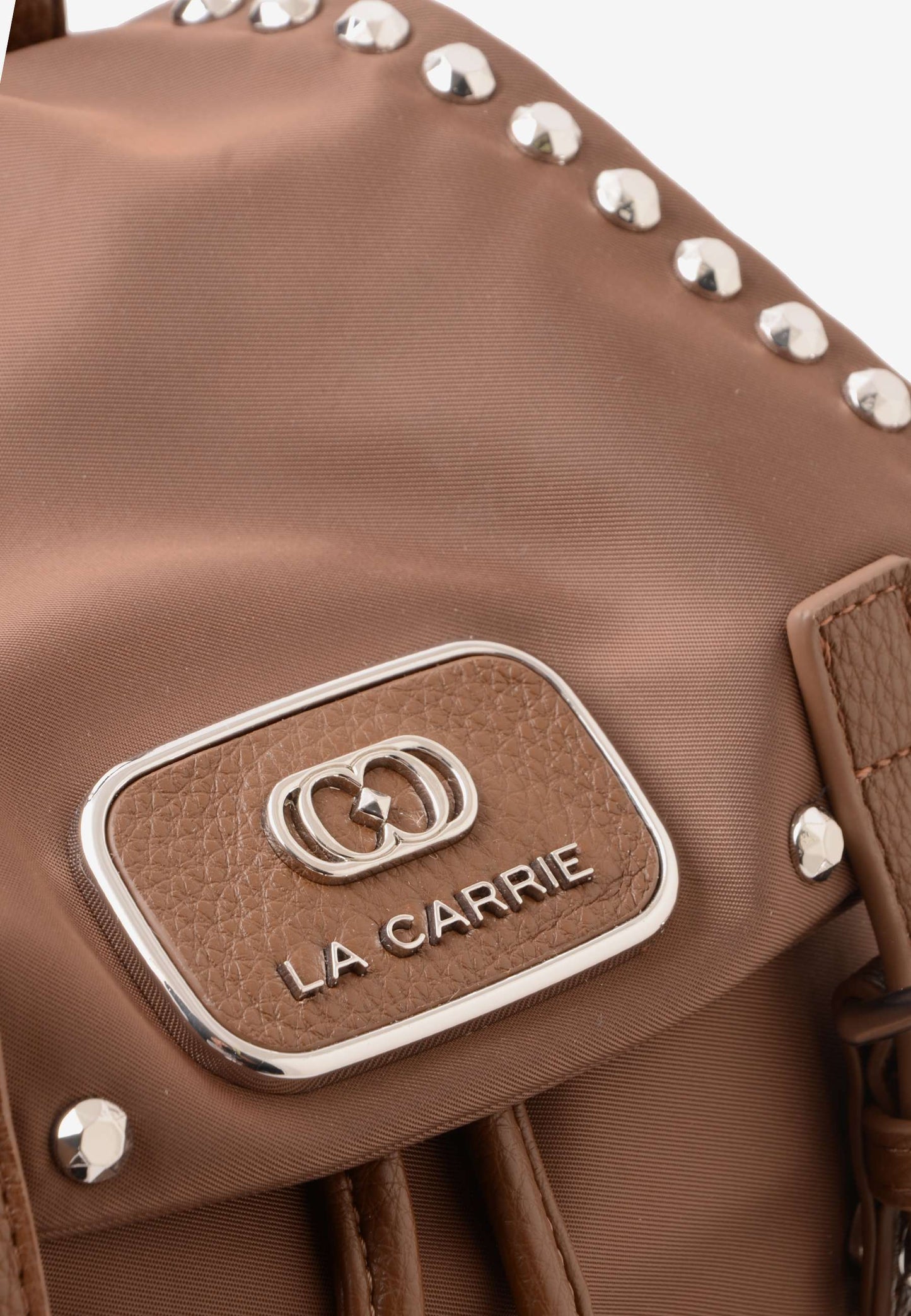 LA CARRIE - Zaino Dark Nylon Mocha
