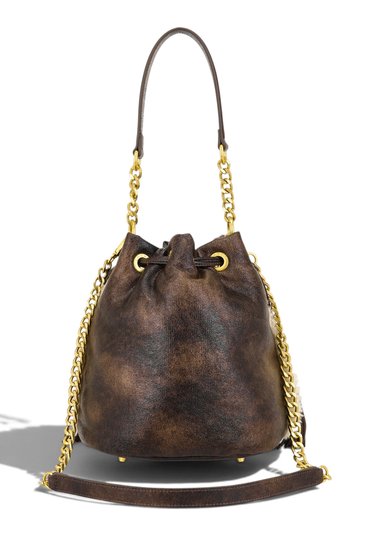 LA CARRIE - Borsa a Secchiello Warmtouch Marrone