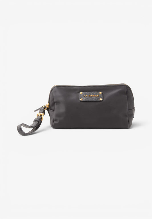 LA CARRIE - Pochette Beauty DARK NYLON Nero