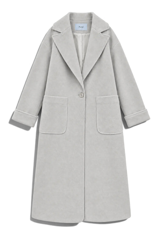 MOTEL - Cappotto Lungo Monobottone Casha
