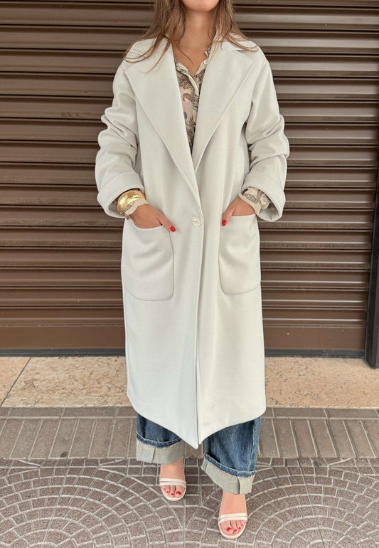 MOTEL - Cappotto Monopetto Over Ghiaccio