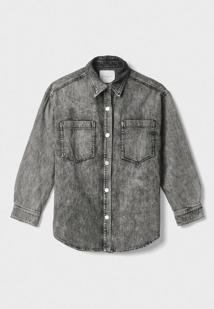 GAELLE - Camicia Denim Nero