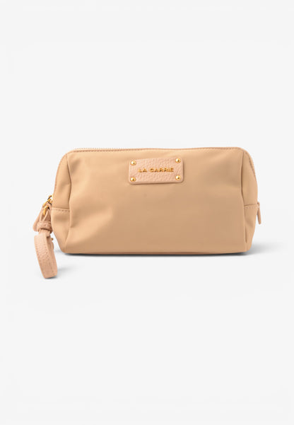 LA CARRIE - Pochette Beauty DARK NYLON Beige