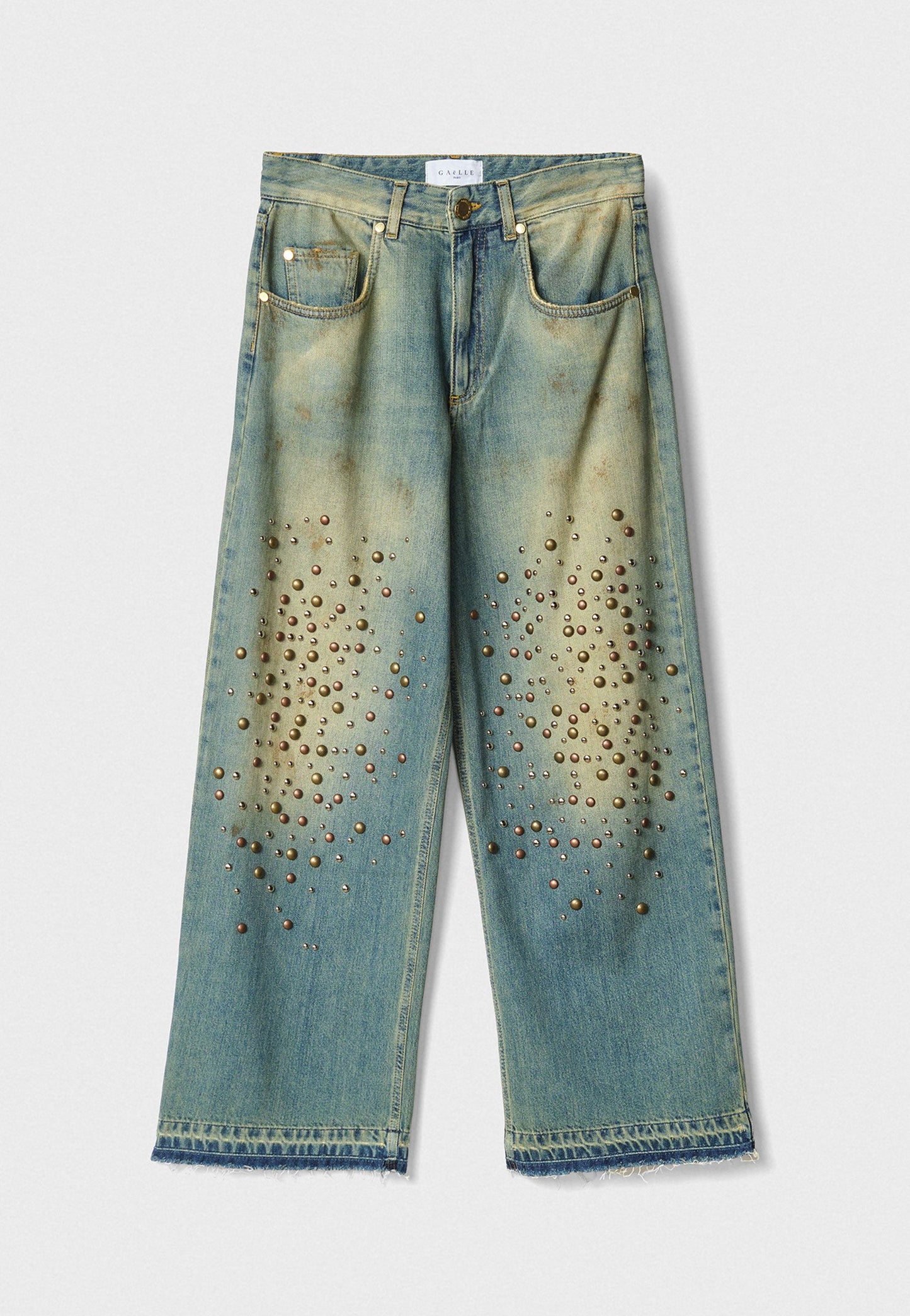 GAELLE - Pantalone boy-low Blu