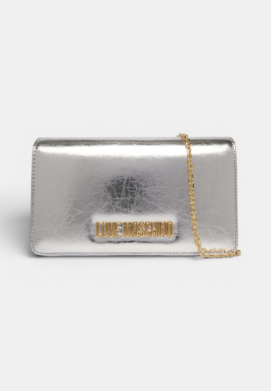 LOVE MOSCHINO - Borsetta A Tracolla Argento