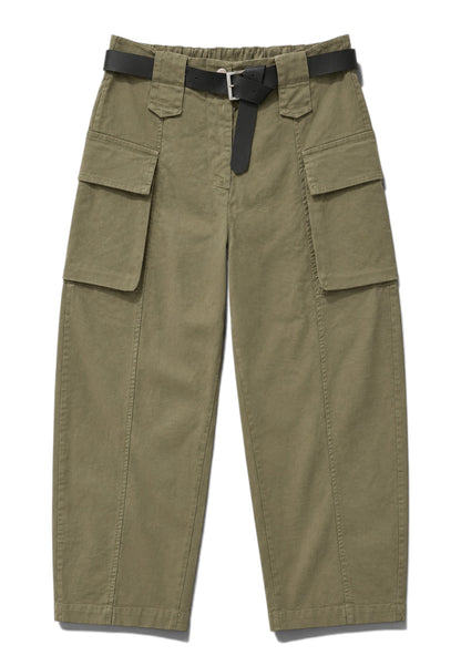 LE STREGHE - Pantalone Cargo Verde Militare