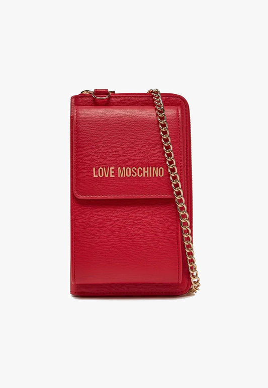 LOVE MOSCHINO - Porta Cellulare A Tracolla Rosso