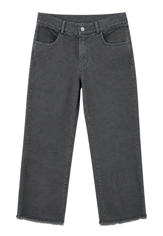 MOTEL - Jeans A Gamba Dritta Grigio