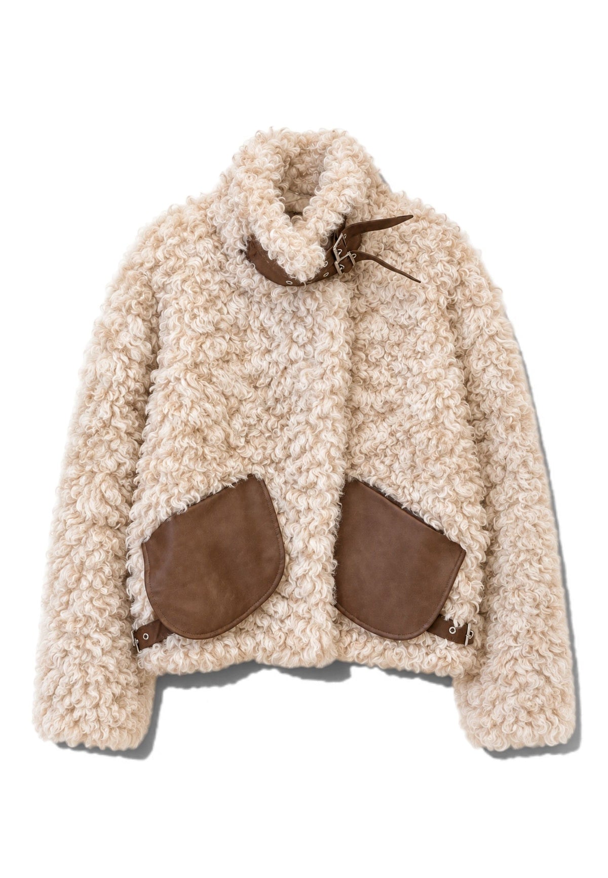 MOTEL - Giubbotto Teddy Beige