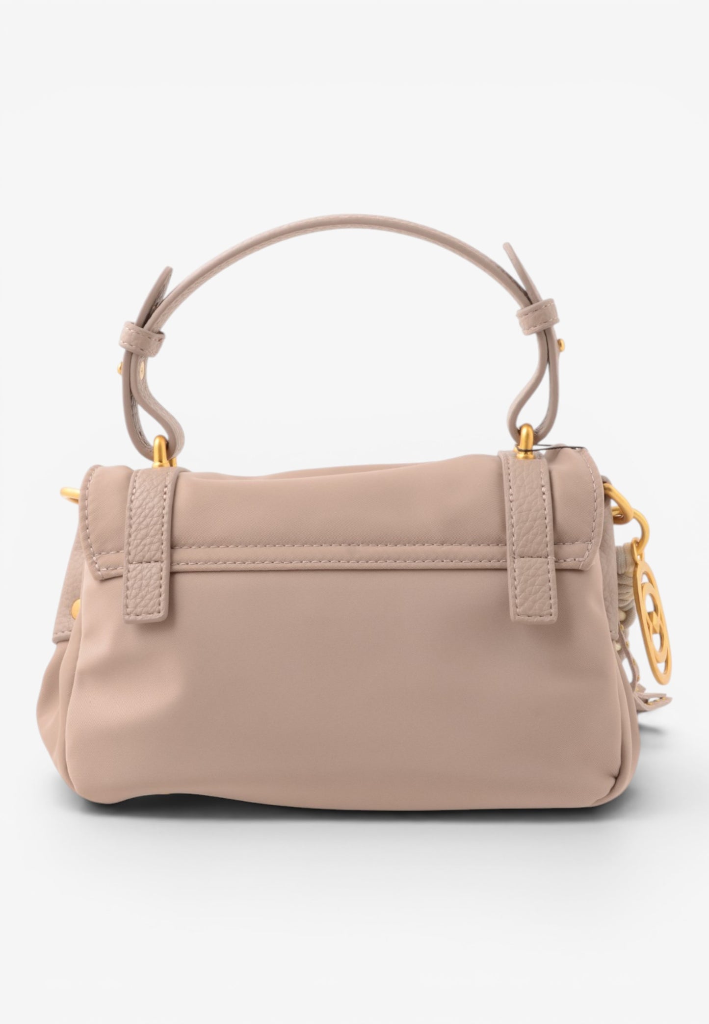 LA CARRIE - Borsa Satchel Dark Nylon Taupe