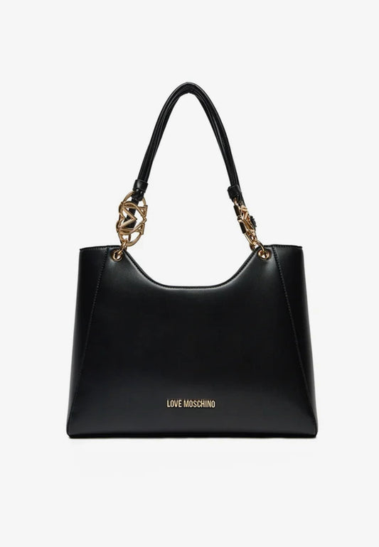 LOVE MOSCHINO - Borsa A Spalla Cuore Nero