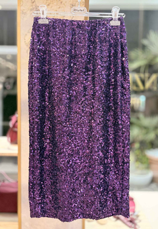 MOTEL - Gonna A Tubino In Paillettes Viola