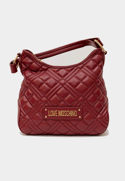 LOVE MOSCHINO - Borsa A Spalla Quilted Vino