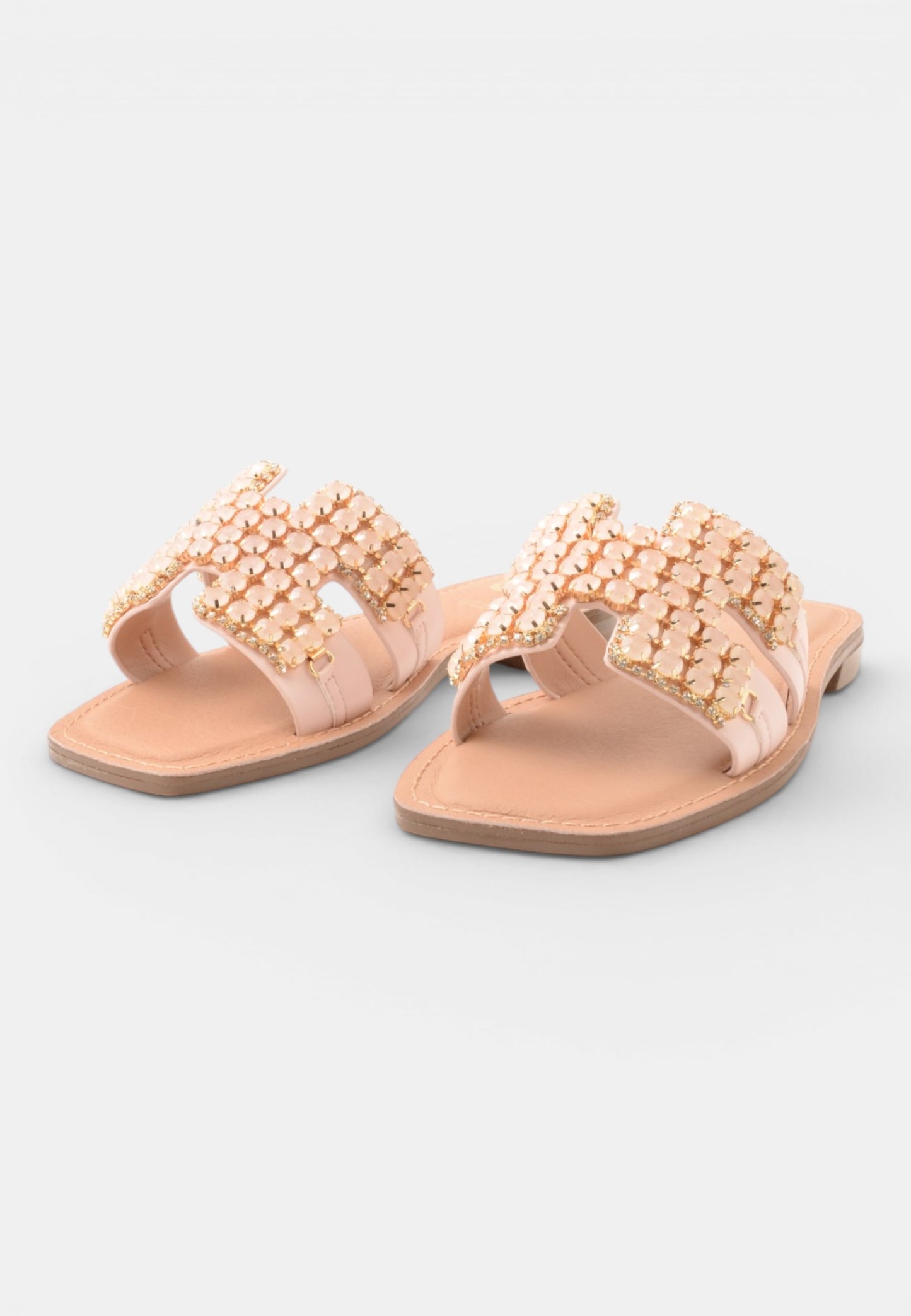 GOLD&GOLD - Ciabattina Strass Rosa