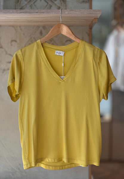 MOTEL - T-shirt In Viscosa Lemonsoda