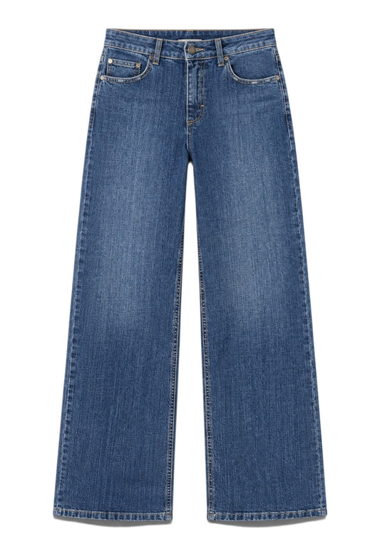 MOTEL - Jeans Wide Leg Denim Scuro