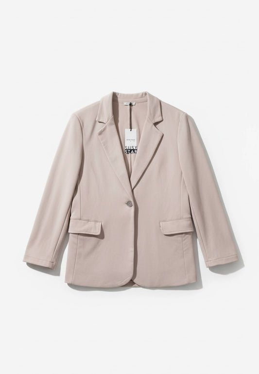 SUSI STAR CURVY - Giacca In Felpa Rosa Cipria