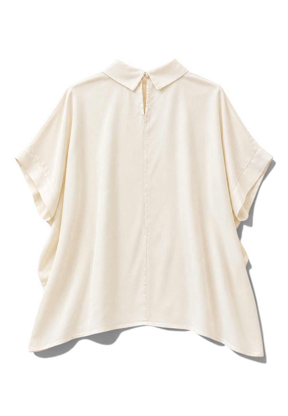 MOTEL - Blusa Collo Alto In Viscosa Burro