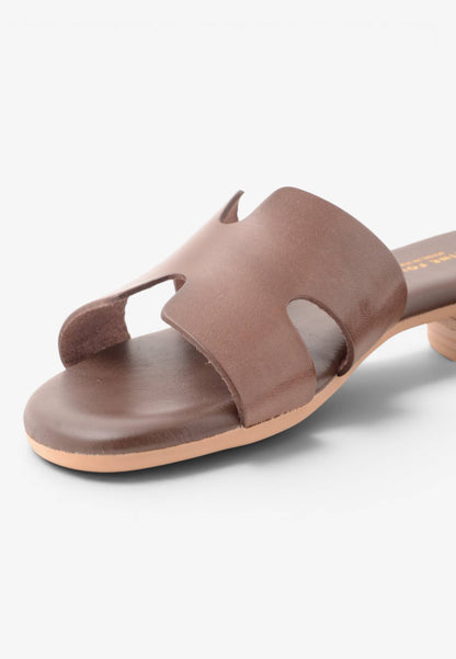 DIVINE FOLLIE - Ciabattina Bassa Flat con Fascia Sagomata a "H" TMoro