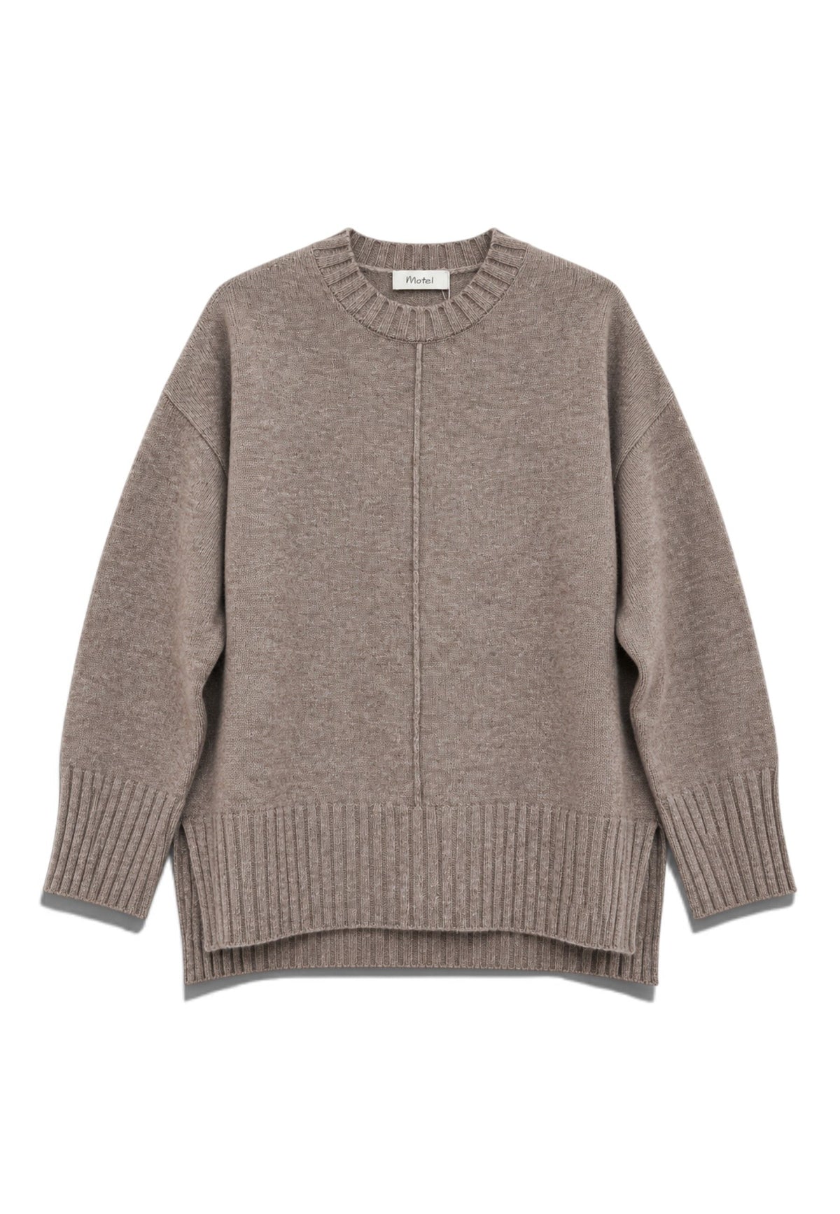 MOTEL - Pullover Over Beige
