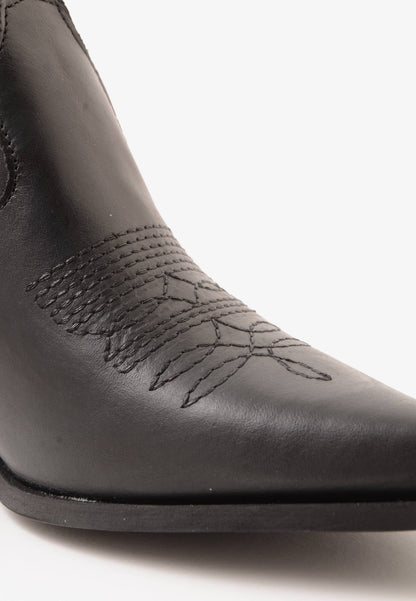 DIVINE FOLLIE - Stivaletto Ricamo Nero