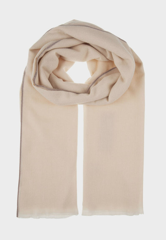 ALEX MAX - Beige Plain Scarf