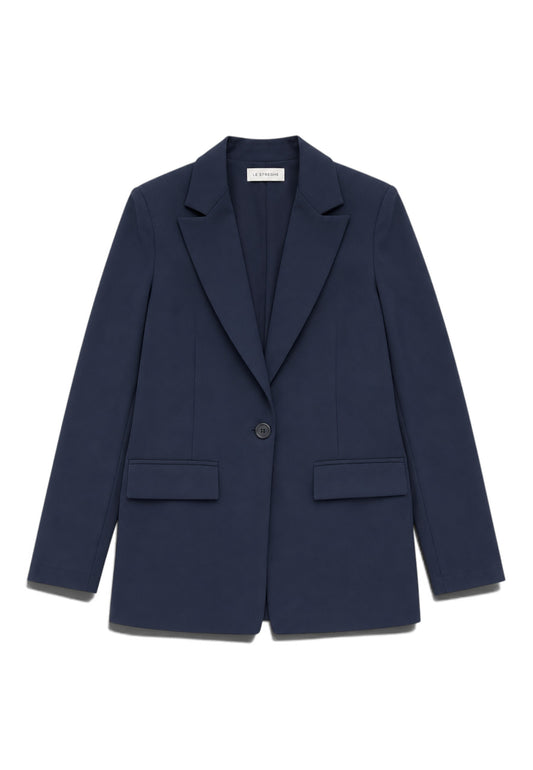 LE STREGHE - Blazer Essenziale Monopetto Blu