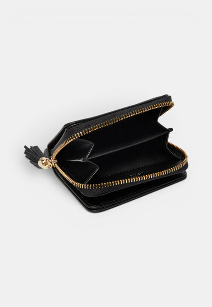 LOVE MOSCHINO - Portafoglio Piccolo Zip Around Nero