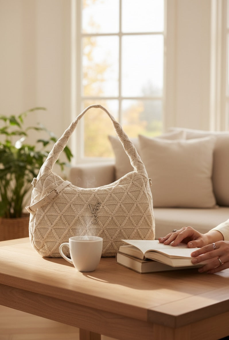 V73 - Borsa a Spalla Dalia Off White