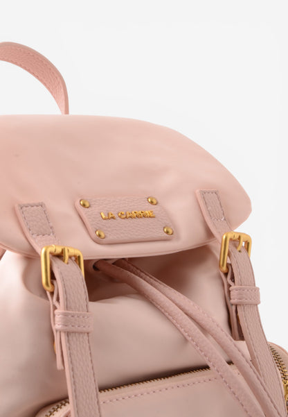 LA CARRIE - Zaino Dark Nylon Rosa