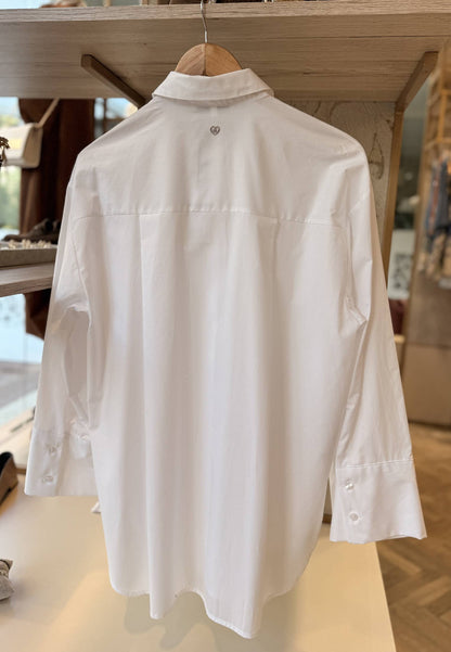 PLEASE - Camicia Over Bianco