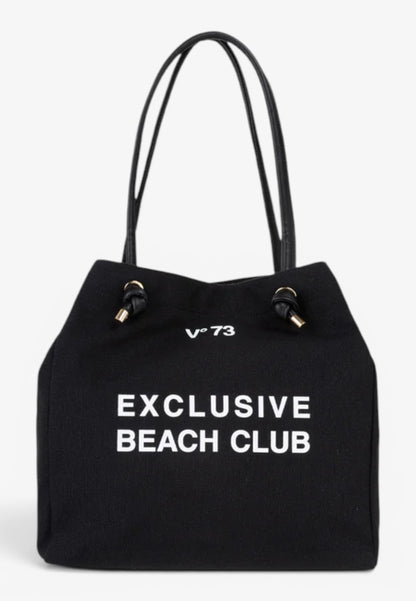 V73 - Shopping Beach Bag Exclusive Nero
