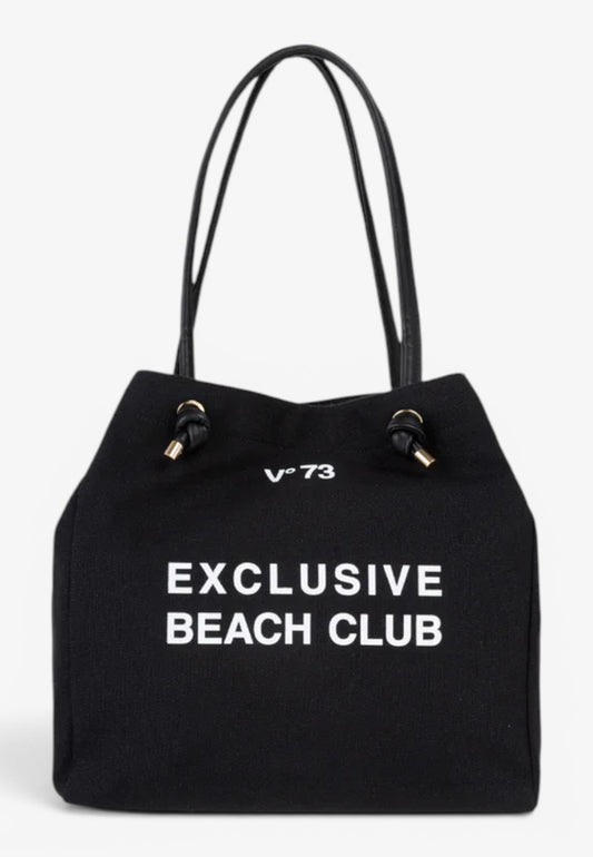 V73 - Shopping Beach Bag Exclusive Nero