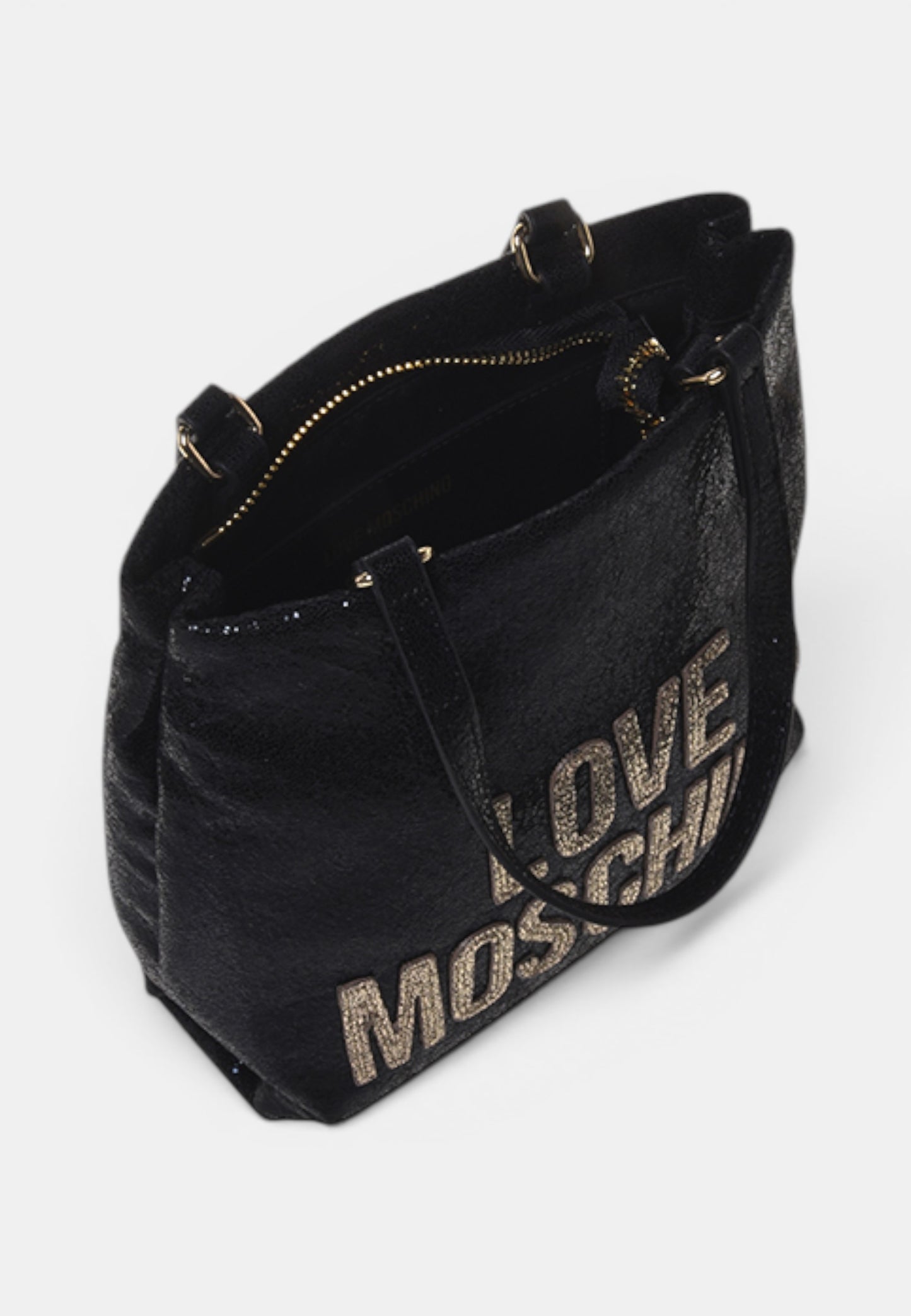 LOVE MOSCHINO - Borsetta Laminata Nero