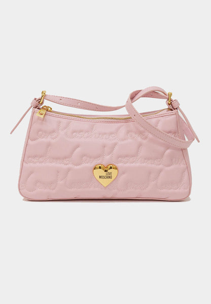 LOVE MOSCHINO - Love Writing Shoulder Bag Pink