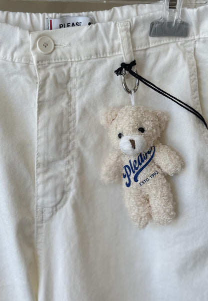 PLEASE - Pantalone Casual Bianco