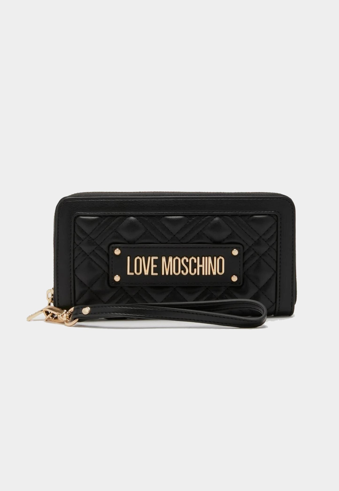 LOVE MOSCHINO - Portafoglio Grande Quilted Nero