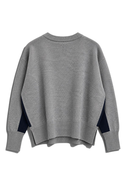 MOTEL - Maglione Bi-Colore Blu