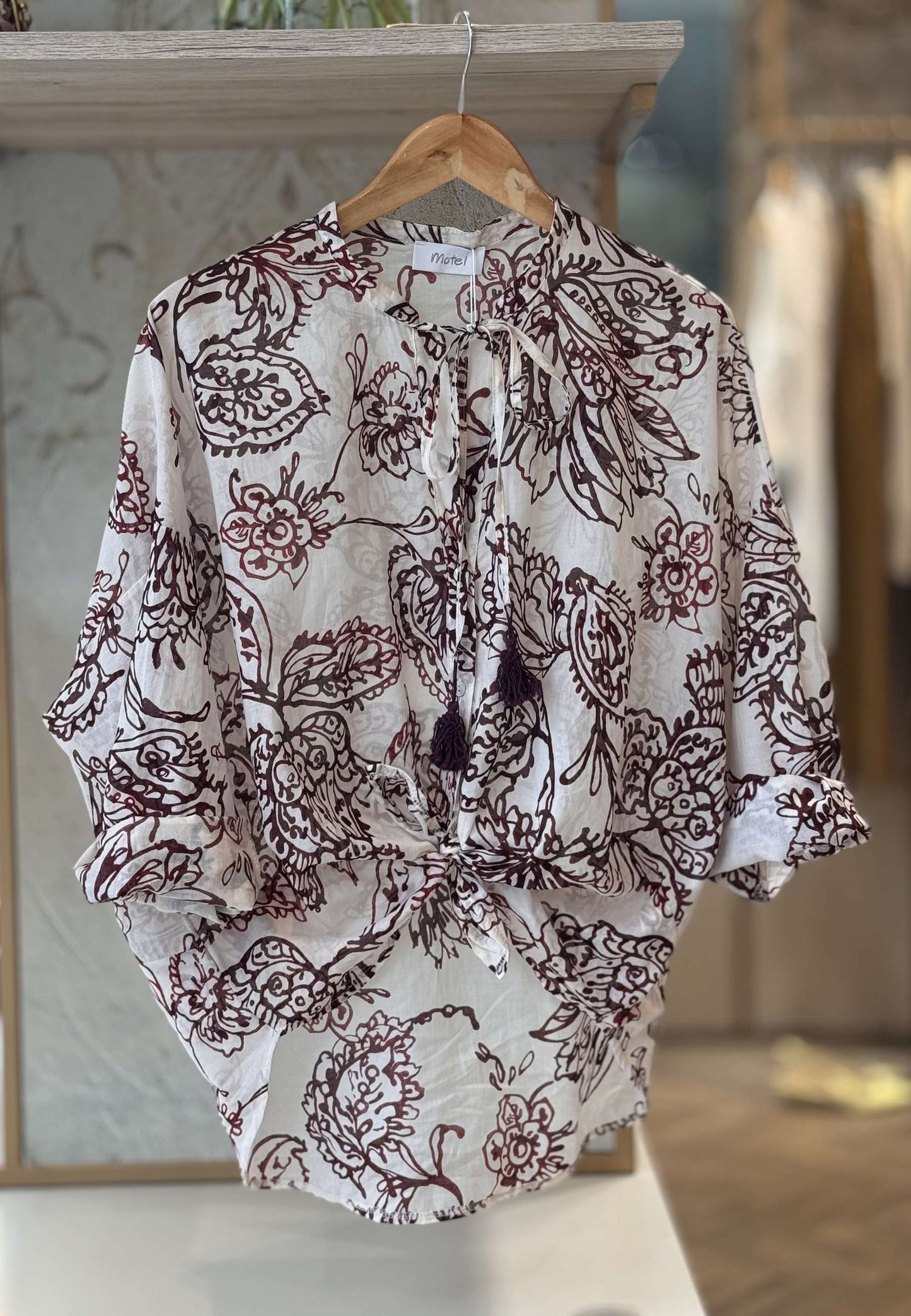 MOTEL - Camicia Fantasia India