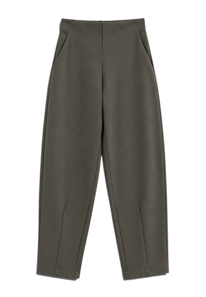 LE STREGHE - Pantalone Baloon Punto Milano Verde