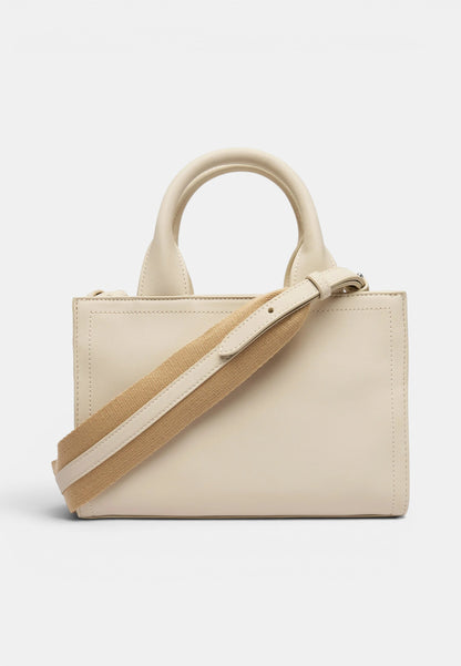 LOVE MOSCHINO - Borsa A Mano Signature Avorio