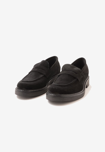 DIVINE FOLLIE - Mocassino In Camoscio Nero