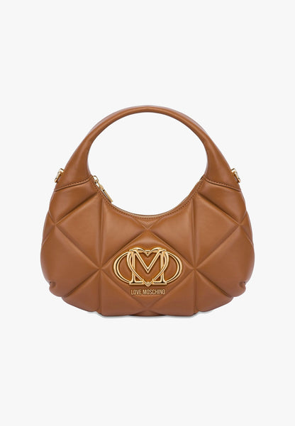 LOVE MOSCHINO - Hobo Bag Embossed Cammello JC4039PP1MLC0201