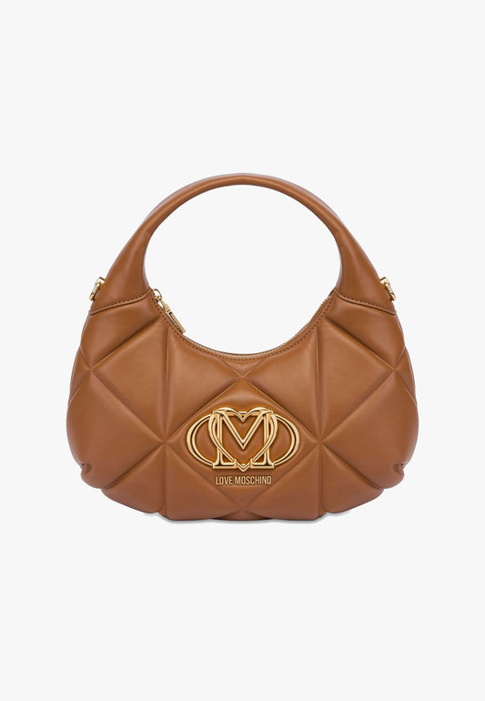 LOVE MOSCHINO - Hobo Bag Embossed Cammello JC4039PP1MLC0201
